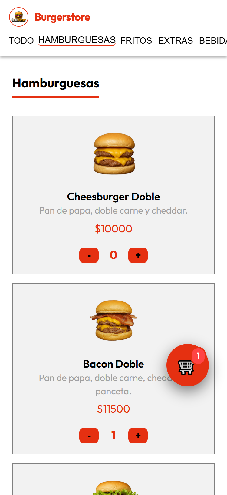 Tienda de ejemplo en pedi.la