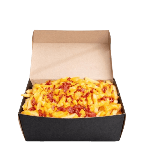 Papas con Cheddar y Bacon